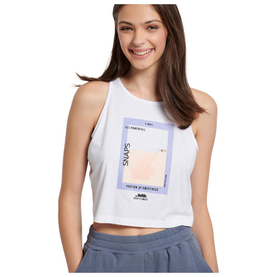 Bodytalk Γυναικεία αμάνικη μπλούζα Crop Top